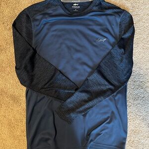 Greg Norman Collection Dark Blue Long Sleeve Shirt